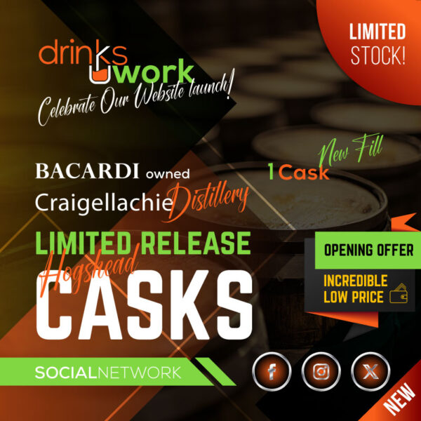 Craigellachie Distillery Speyside Hogshead Cask of Single Malt Whisky