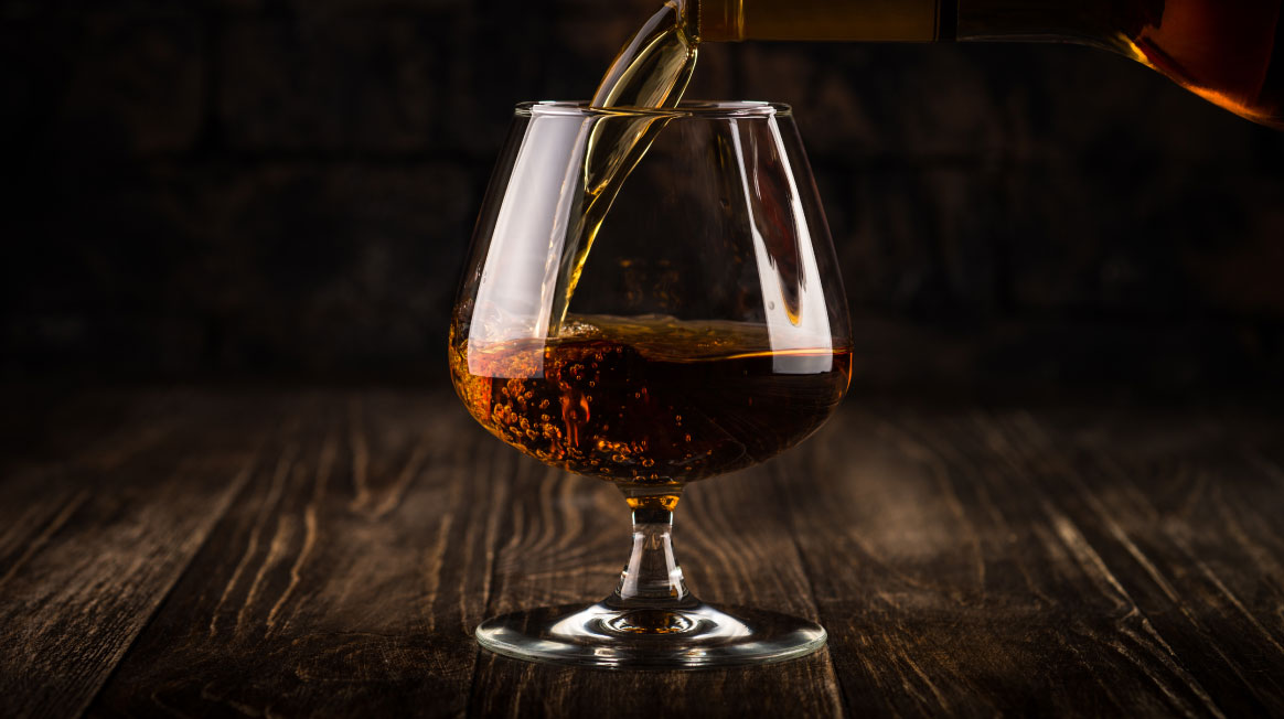 Brandy production process information