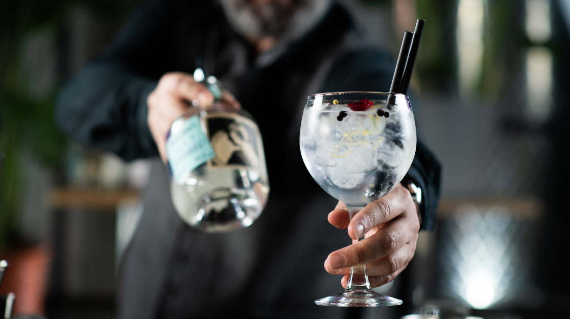 Gin production process information